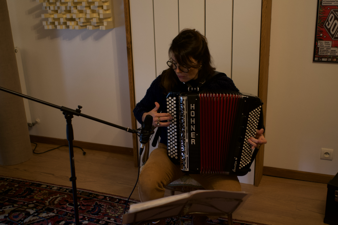 Prise de son accordéoniste